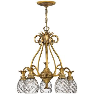 Elstead Lighting Hinkley Plantation 5 Light Chandelier Burnished Brass Elstead Lighting Hinkley Plantation 5 Light Chandelier Burnished Brass