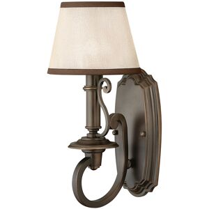 Elstead Lighting Plymouth 1 Light Indoor Wall Light Olde Bronze, E14 Elstead Lighting Plymouth 1 Light Indoor Wall Light Olde Bronze, E14