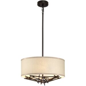 Elstead Lighting Taiko 3 Light Pendant Olde Bronze Elstead Lighting Taiko 3 Light Pendant Olde Bronze