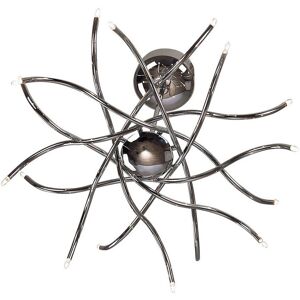 INSPIRED LIGHTING Aire Telescopic Pendant 16 Light G4 Waved Arms, Polished Chrome, NOT LED/CFL Compatible INSPIRED LIGHTING Aire Telescopic Pendant 16 Light G4 Waved Arms, Polished Chrome, NOT LED/CFL Compatible