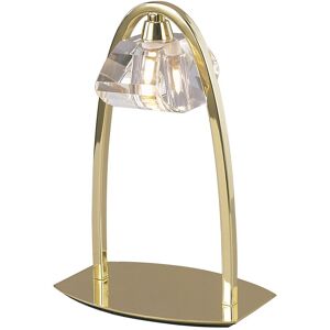 INSPIRED LIGHTING Alfa Large Table Lamp 1 Light G9, Polished Brass INSPIRED LIGHTING Alfa Large Table Lamp 1 Light G9, Polished Brass