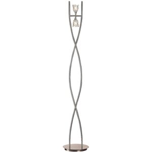 INSPIRED LIGHTING Amel Floor Lamp 2 Light G9, Polished Chrome, INSPIRED LIGHTING Amel Floor Lamp 2 Light G9, Polished Chrome,