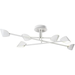 INSPIRED LIGHTING Capuccina Large 6 Light Semi Flush, 45W LED, 3000K, 3100lm, White, 3yrs Warranty INSPIRED LIGHTING Capuccina Large 6 Light Semi Flush, 45W LED, 3000K, 3100lm, White, 3yrs Warranty