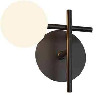 INSPIRED LIGHTING Cellar Left Wall Lamp 1 Light, Replaceable 5W LEDs, 3000K, Black INSPIRED LIGHTING Cellar Left Wall Lamp 1 Light, Replaceable 5W LEDs, 3000K, Black