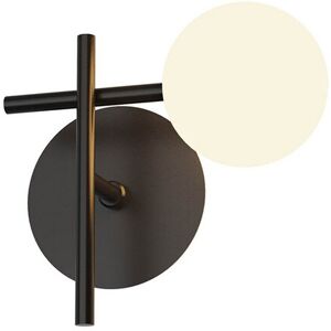 INSPIRED LIGHTING Cellar Right Wall Lamp 1 Light, Replaceable 5W LEDs, 3000K, Black INSPIRED LIGHTING Cellar Right Wall Lamp 1 Light, Replaceable 5W LEDs, 3000K, Black