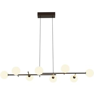 INSPIRED LIGHTING Cellar Linear Pendant 8 Light, Replaceable 5W LEDs, 3000K, Black INSPIRED LIGHTING Cellar Linear Pendant 8 Light, Replaceable 5W LEDs, 3000K, Black