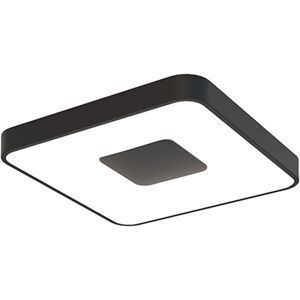INSPIRED LIGHTING Coin Square Ceiling 80W LED With Remote Control 2700K-5000K, 3900lm, Black, 3yrs Warranty INSPIRED LIGHTING Coin Square Ceiling 80W LED With Remote Control 2700K-5000K, 3900lm, Black, 3yrs Warranty