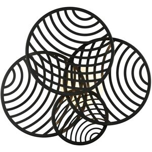 INSPIRED LIGHTING Collage 4 Ring Ceiling, 60W LED, 3000K, 4500lm, Black, 3yrs Warranty INSPIRED LIGHTING Collage 4 Ring Ceiling, 60W LED, 3000K, 4500lm, Black, 3yrs Warranty