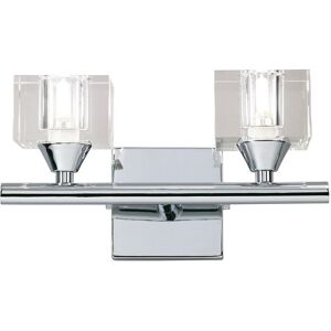 INSPIRED LIGHTING (0004 030) Cuadrax Wall Lamp Switched 2 Light G9, Polished Chrome INSPIRED LIGHTING (0004 030) Cuadrax Wall Lamp Switched 2 Light G9, Polished Chrome