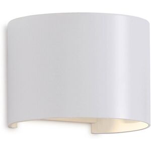 INSPIRED LIGHTING Davos Round Wall Lamp, 2 x 6W LED, 4000K, 1100lm, IP54, Sand White, 3yrs Warranty INSPIRED LIGHTING Davos Round Wall Lamp, 2 x 6W LED, 4000K, 1100lm, IP54, Sand White, 3yrs Warranty