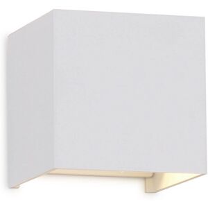 INSPIRED LIGHTING Davos Square Wall Lamp, 2 x 6W LED, 4000K, 1100lm, IP54, Sand White, 3yrs Warranty INSPIRED LIGHTING Davos Square Wall Lamp, 2 x 6W LED, 4000K, 1100lm, IP54, Sand White, 3yrs Warranty