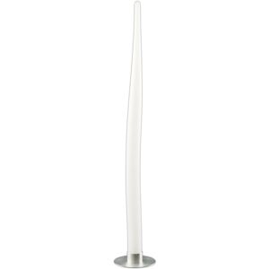 Inspired Lighting Estalacta Floor Lamp - Floor Lamp with 1 Light, Silver/Opal White Inspired Lighting Estalacta Floor Lamp - Floor Lamp with 1 Light, Silver/Opal White