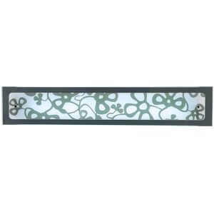 INSPIRED LIGHTING Euphoria Wall Lamp 1 Light T5 Medium Bar, Polished Chrome/Opal White Glass, NOT LED/CFL Compatible INSPIRED LIGHTING Euphoria Wall Lamp 1 Light T5 Medium Bar, Polished Chrome/Opal White Glass, NOT LED/CFL Compatible