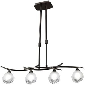 INSPIRED LIGHTING Fragma Linear Telescopic 4 Light G9 Line, Black Chrome INSPIRED LIGHTING Fragma Linear Telescopic 4 Light G9 Line, Black Chrome