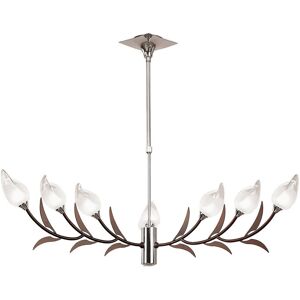 INSPIRED LIGHTING Holland Telescopic Pendant 9 Light G9, Polished Chrome/Wenge INSPIRED LIGHTING Holland Telescopic Pendant 9 Light G9, Polished Chrome/Wenge