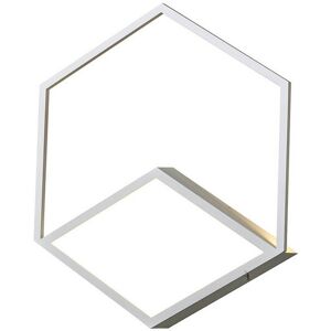 INSPIRED LIGHTING Kubick Ceiling/Wall Light Dimmable, 32W LED, 3000K, 1870lm, White, 3yrs Warranty INSPIRED LIGHTING Kubick Ceiling/Wall Light Dimmable, 32W LED, 3000K, 1870lm, White, 3yrs Warranty