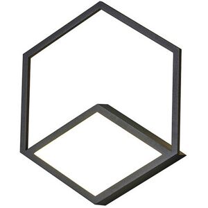 INSPIRED LIGHTING Kubick Ceiling/Wall Light, 24W LED, 3000K, 1630lm, Black, 3yrs Warranty INSPIRED LIGHTING Kubick Ceiling/Wall Light, 24W LED, 3000K, 1630lm, Black, 3yrs Warranty