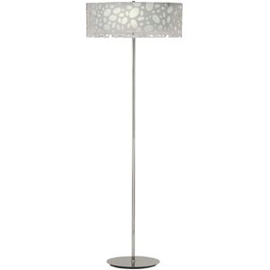 INSPIRED LIGHTING Lupin Floor Lamp 4 Light E27, Gloss White/Polished Chrome INSPIRED LIGHTING Lupin Floor Lamp 4 Light E27, Gloss White/Polished Chrome