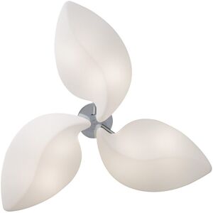 INSPIRED LIGHTING Natura Semi Flush 6 Light E27 Indoor, Polished Chrome/Opal White INSPIRED LIGHTING Natura Semi Flush 6 Light E27 Indoor, Polished Chrome/Opal White