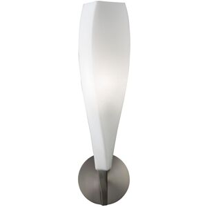 INSPIRED LIGHTING Neo Wall Lamp Switched 1 Light E27, Satin Nickel/Frosted White Glass INSPIRED LIGHTING Neo Wall Lamp Switched 1 Light E27, Satin Nickel/Frosted White Glass