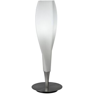 INSPIRED LIGHTING Neo Table Lamp 1 Light E27, Satin Nickel/Frosted White Glass INSPIRED LIGHTING Neo Table Lamp 1 Light E27, Satin Nickel/Frosted White Glass