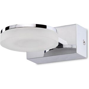 INSPIRED LIGHTING Nimbus Wall Lamp 1 Light 5W LED 3000K, 450lm, Polished Chrome/Frosted Acrylic INSPIRED LIGHTING Nimbus Wall Lamp 1 Light 5W LED 3000K, 450lm, Polished Chrome/Frosted Acrylic