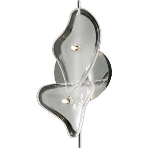 INSPIRED LIGHTING Otto Ceiling/Wall 2 Light G4 Bar, Polished Chrome, NOT LED/CFL Compatible INSPIRED LIGHTING Otto Ceiling/Wall 2 Light G4 Bar, Polished Chrome, NOT LED/CFL Compatible