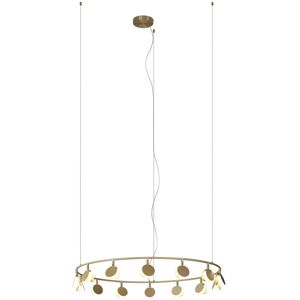 INSPIRED LIGHTING Shell 14 Light Pendant, Round, 60W LED, 3000K, 3180lm, Gold, 3yrs Warranty INSPIRED LIGHTING Shell 14 Light Pendant, Round, 60W LED, 3000K, 3180lm, Gold, 3yrs Warranty