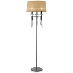 Inspired Lighting Mantra Fusion Tiffany Floor Lamp - 3+3 Light E27 G9, Polished Chrome Inspired Lighting Mantra Fusion Tiffany Floor Lamp - 3+3 Light E27 G9, Polished Chrome