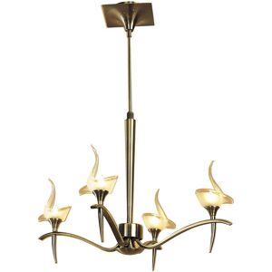 INSPIRED LIGHTING Viena Telescopic Pendant Round 4 Light G9, Antique Brass INSPIRED LIGHTING Viena Telescopic Pendant Round 4 Light G9, Antique Brass