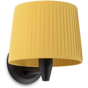 Faro Wall Light - Black, E27, Steel & Textile - IP20 - 22cm Faro Wall Light - Black, E27, Steel & Textile - IP20 - 22cm