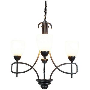 INSPIRED LIGHTING San Marino Pendant 4 Light E14 Tex/Pewter INSPIRED LIGHTING San Marino Pendant 4 Light E14 Tex/Pewter