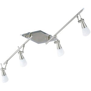 INSPIRED LIGHTING Diama On Linear Bar G9 4 Light G9 Nickel/Polished Chrome INSPIRED LIGHTING Diama On Linear Bar G9 4 Light G9 Nickel/Polished Chrome