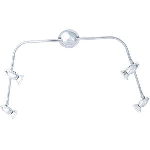 INSPIRED LIGHTING Habo Linear Flexi 4 Light GU10 Polished Chrome INSPIRED LIGHTING Habo Linear Flexi 4 Light GU10 Polished Chrome