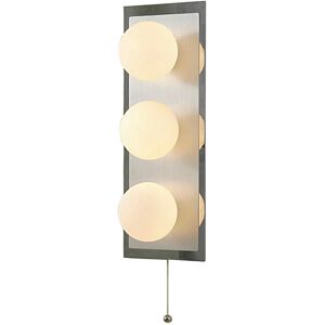 Inspired Lighting IP44 Globe Wall Lamp Pull-Cord Switch 3 Light G9 - Wall Lamp Inspired Lighting IP44 Globe Wall Lamp Pull-Cord Switch 3 Light G9 - Wall Lamp