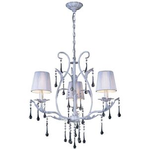 INSPIRED LIGHTING Flur Pendant Round 3 Light E14 White French Gold INSPIRED LIGHTING Flur Pendant Round 3 Light E14 White French Gold