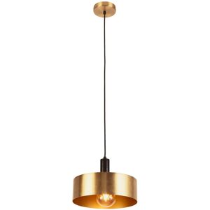 Searchlight Knox Pendant Black Gold Metal - Pendant Light Searchlight Knox Pendant Black Gold Metal - Pendant Light