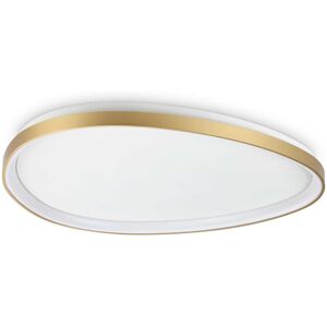 Ideal Lux Gemini 81cm Brass Semi Flush Light - Semi Flush Light Ideal Lux Gemini 81cm Brass Semi Flush Light - Semi Flush Light