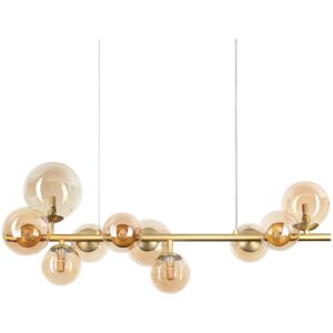 Ideal Lux Perlage 10 Light Brass Pendant - Ceiling Light Ideal Lux Perlage 10 Light Brass Pendant - Ceiling Light