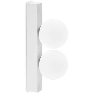 Ideal Lux Ping Pong 2 Light Wall Lamp White - Wall Lamp Ideal Lux Ping Pong 2 Light Wall Lamp White - Wall Lamp