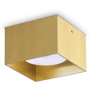 Ideal Lux Spike Square Surface Mounted Downlight - Brass Ideal Lux Spike Square Surface Mounted Downlight - Brass