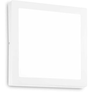 Ideal Lux Lighting Universal 30cm Square LED Light White - Semi Flush Ideal Lux Lighting Universal 30cm Square LED Light White - Semi Flush