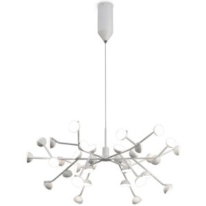 INSPIRED LIGHTING Adn 36 Light Pendant Dimmable, Round 74cm, 108W LED, 3000K, 7250lm, White, 3yrs Warranty INSPIRED LIGHTING Adn 36 Light Pendant Dimmable, Round 74cm, 108W LED, 3000K, 7250lm, White, 3yrs Warranty