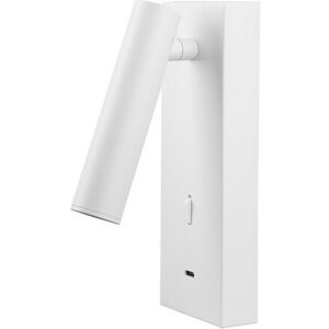 INSPIRED LIGHTING Tarifa II Wall/Reading Light Adjustable With USB-C Socket, 3W LED, 3000K, 210lm, Switched, White, 3yrs Warranty INSPIRED LIGHTING Tarifa II Wall/Reading Light Adjustable With USB-C Socket, 3W LED, 3000K, 210lm, Switched, White, 3yrs Warranty