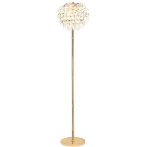 INSPIRED LIGHTING Coniston Floor Lamp, 3 Light E14, French Gold/Crystal INSPIRED LIGHTING Coniston Floor Lamp, 3 Light E14, French Gold/Crystal