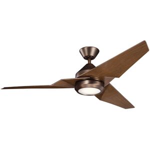 Elstead Lighting Jade 152cm Ceiling Fan with Dimmable 3000K LED Light, Oil Brushed Bronze, Remote Control Elstead Lighting Jade 152cm Ceiling Fan with Dimmable 3000K LED Light, Oil Brushed Bronze, Remote Control