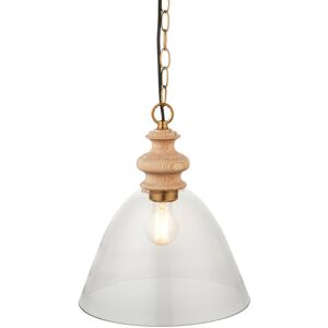 Luxia Aylesford Glass Ceiling Pendant Light - Light Wood - Ceiling Pendant Light Luxia Aylesford Glass Ceiling Pendant Light - Light Wood - Ceiling Pendant Light