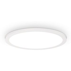 IDEAL LUX LIGHTING Fly Slim 35cm LED Flush Ceiling Light White 2700K IP40 IDEAL LUX LIGHTING Fly Slim 35cm LED Flush Ceiling Light White 2700K IP40
