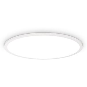 IDEAL LUX LIGHTING Fly Slim 60cm LED Flush Ceiling Light White 2700K IP40 IDEAL LUX LIGHTING Fly Slim 60cm LED Flush Ceiling Light White 2700K IP40
