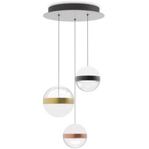 IDEAL LUX LIGHTING Galaxy LED 3 Light Cluster Pendant Ceiling Light White 3000K IDEAL LUX LIGHTING Galaxy LED 3 Light Cluster Pendant Ceiling Light White 3000K